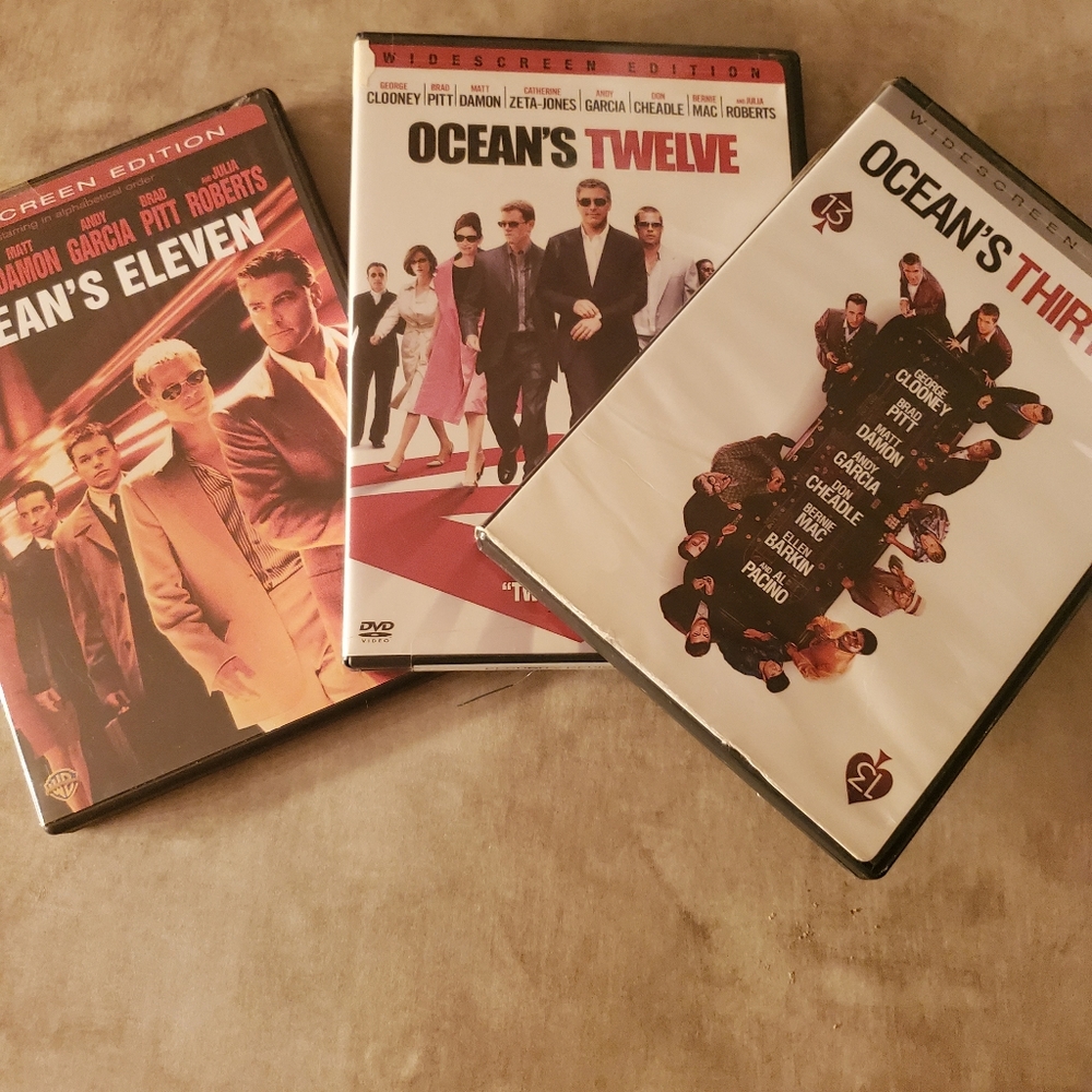 Ocean's Eleven, Twelve & Thirteen DVD